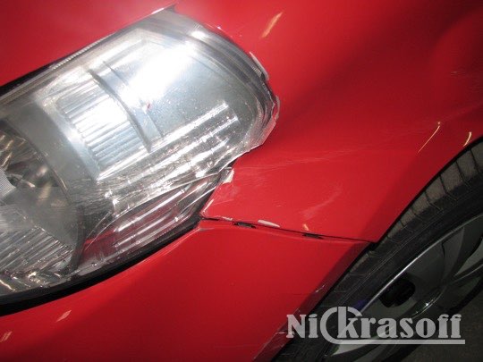 Ремонт и покраска борта Судзуки SX4 Ремонт и покраска борта Судзуки SX4