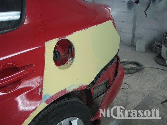 Ремонт и покраска борта Судзуки SX4 Ремонт и покраска борта Судзуки SX4
