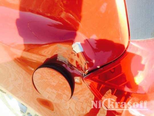Рихтовка и покраска серьёзной вмятины Киа Сид Рихтовка и покраска серьёзной вмятины Киа Сид