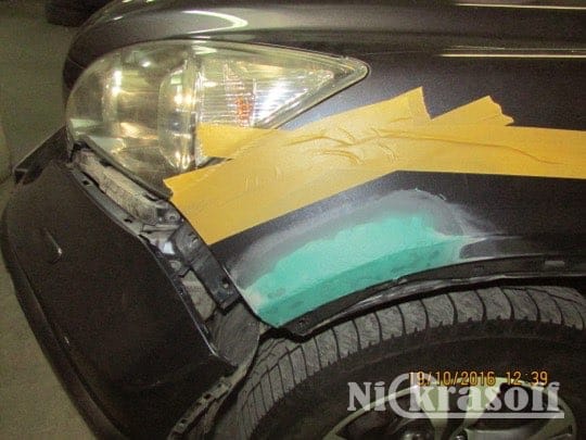 Хонда СR-V ремонт и окраска локально Хонда СR-V ремонт и окраска локально