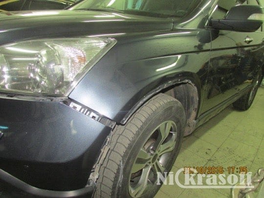 Хонда СR-V ремонт и окраска локально Хонда СR-V ремонт и окраска локально