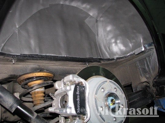 мерседес шумоизоляция колес мерседес шумоизоляция колес